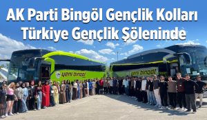 AK Parti Bingöl Gençlik Kolları Türkiye Gençlik Şöleninde