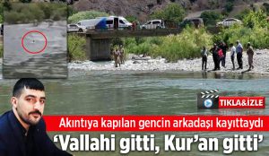 Sarım Çayı’nda kaybolan genci arama çalışmaları sürüyor!